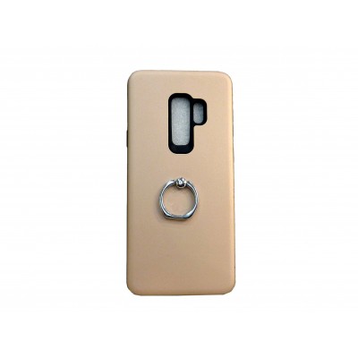 Oem Hard Back Cover Ring Stand Case Σκληρή Θήκη με Δαχτυλίδι Στήριξης Για Samsung Galaxy S9  Χρυσό