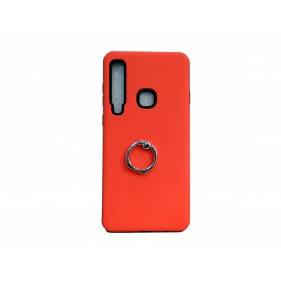 Oem Hard Back Cover Ring Stand Case Σκληρή Θήκη με Δαχτυλίδι Στήριξης Για Samsung Galaxy A9 2018 / A9s  Πορτοκαλί