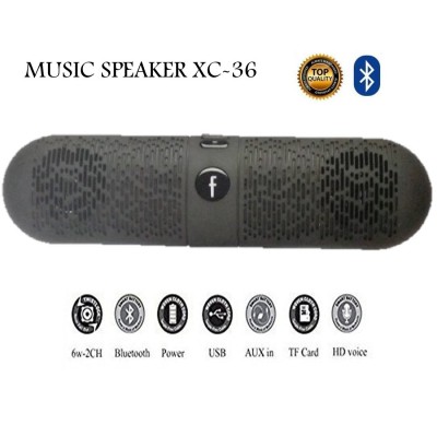 Oem Φορητό ψηφιακό Bluetooth MUSIC SPEAKER XC-36 Μαύρο