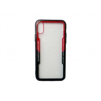 Θήκη Toughened Glass Super Light Cover Για Apple iPhone X / XS  Κόκκινο