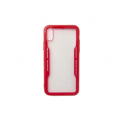 Θήκη Toughened Glass Super Light Cover Για Apple iPhone X / XS  Κόκκινο