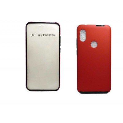 OEM Θήκη Σιλικόνης Full Cover Για Huawei P Smart 2019 / Honor 10 Lite  Κόκκινο