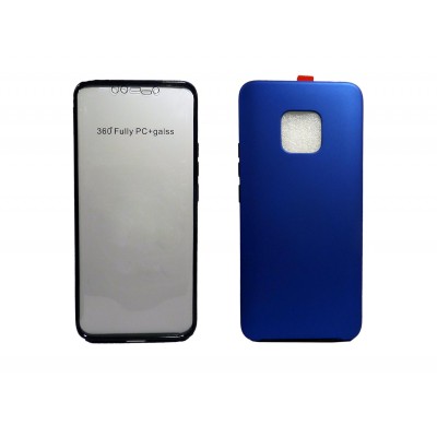 OEM Θήκη Σιλικόνης Full Cover Για Huawei Mate 20 Pro  Μπλε