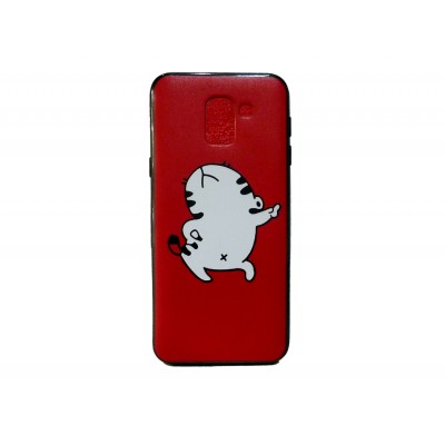  Oem Back Cover Σιλικόνης με Σχέδιο Για Samsung Galaxy J6 2018  Σχέδια