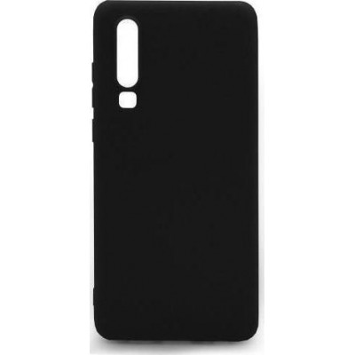 Θήκη Σιλικόνης Για Huawei P30  Μαύρο
