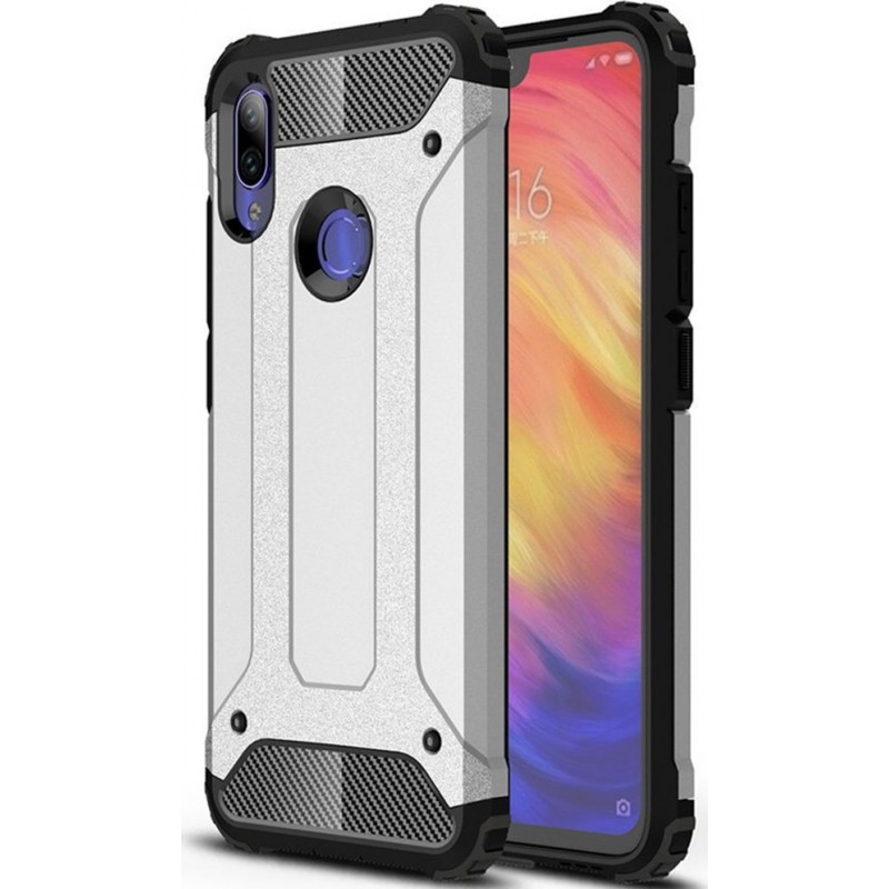Θήκη Armor Back Cover Για Xiaomi Redmi 7  Ασημί