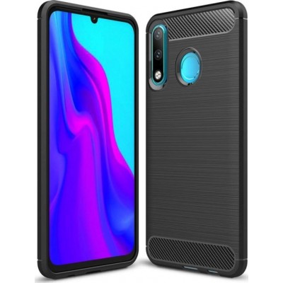 Oem Θήκη Σιλικόνης Carbon Για Huawei Mate 30 Pro Μαύρο