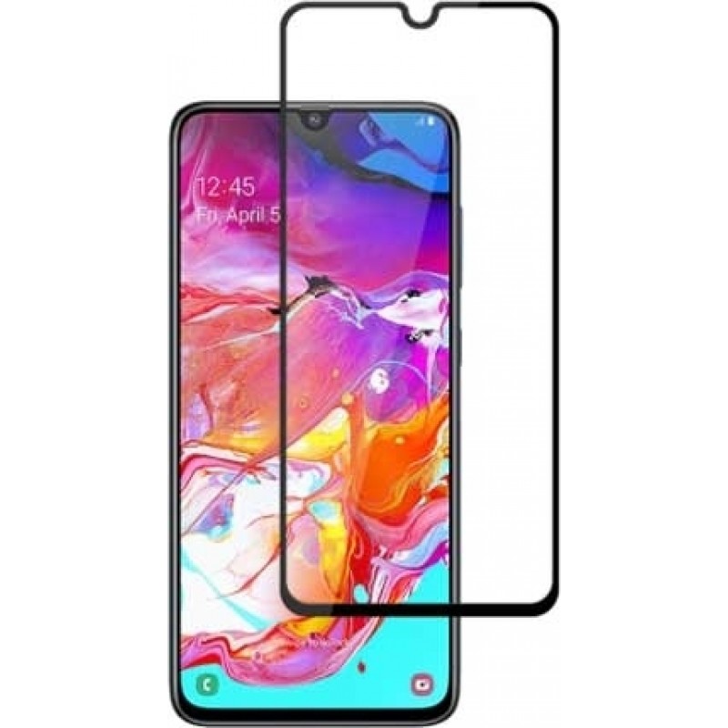 Oem Full Face Tempered glass Για  Realme C53 4G / C51 / Narzo N53 Μαύρο