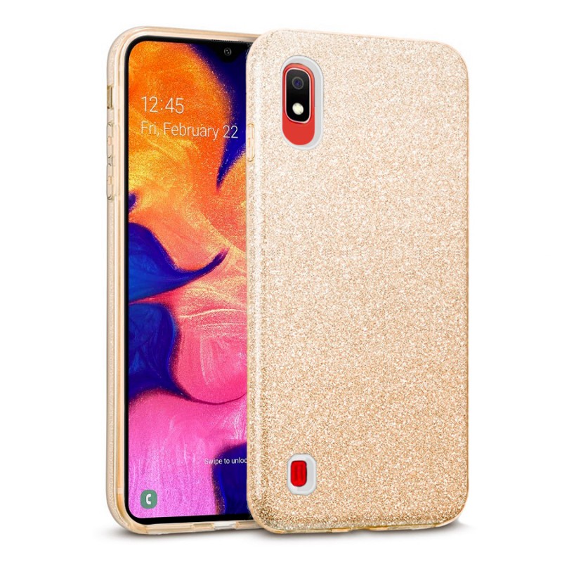 Oem Θήκη Shining Χρυσόσκονη Για Samsung Galaxy A10 Χρυσό 