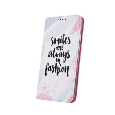  Oem Θήκη Βιβλίο Smart Magnet Trendy  Smiles Για Samsung Galaxy S10E  Ροζ