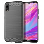 Θήκη Σιλικόνης Carbon Για  Huawei Y6 2019  Μαύρο