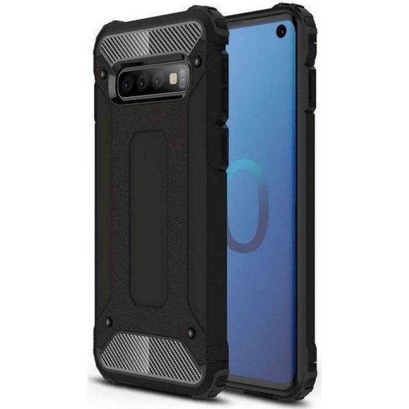Oem Θήκη Armor Back Cover Για Samsung Galaxy S10  Μαύρο