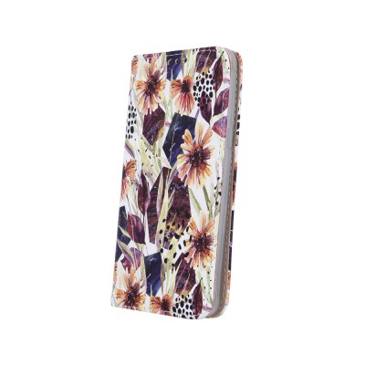  Oem Θήκη Βιβλίο Smart Magnet Trendy  Autumn Flowers ΓιαXiaomi Redmi 7  Ροζ