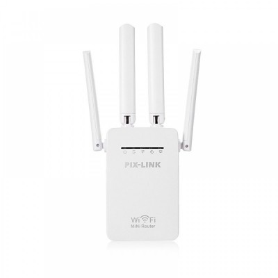 WIRELESS- N WIFI REPEATER – ΑΣΥΡΜΑΤΟΣ ΑΝΑΜΕΤΑΔΟΤΗΣ ΚΑΙ ΕΝΙΣΧΥΤΗΣ ΣΗΜΑΤΟΣ PIX-LINK LV-WR09 Λευκός