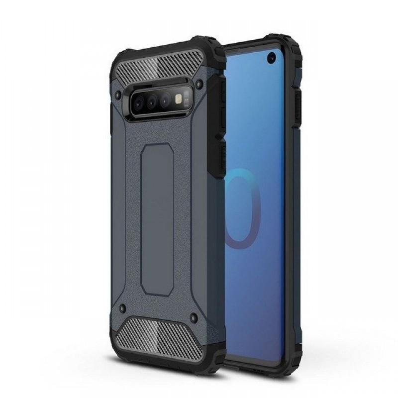 Θήκη Armor Back Cover Για Samsung Galaxy S10  Μπλε