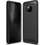 Oem Θήκη Σιλικόνης Carbon Για Huawei Mate 20 Pro  Μαύρο