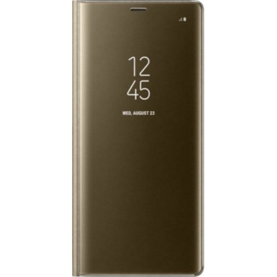 Θήκη Clear View Cover Για Samsung Galaxy J3 2017  Χρυσό