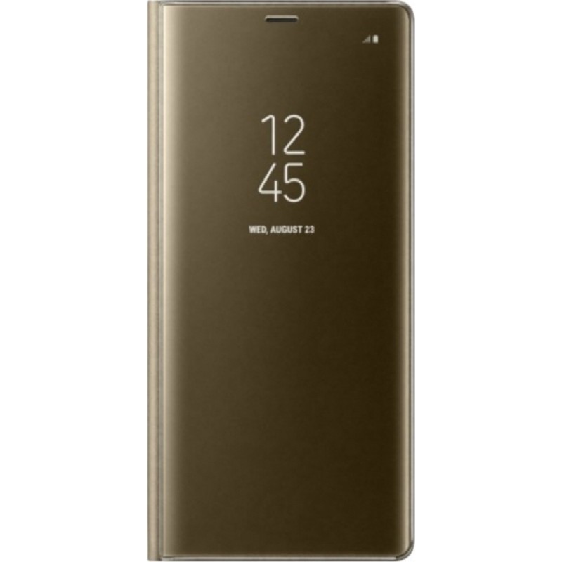 Θήκη Clear View Cover Για Samsung Galaxy J3 2017  Χρυσό