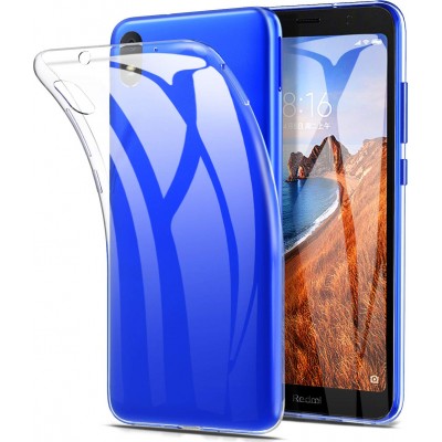 Θήκη Σιλικόνης Για  Xiaomi Redmi 7A  Διάφανο