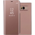 Θήκη Clear View Cover Για Samsung Galaxy S8 Plus Ροζ - Χρυσό