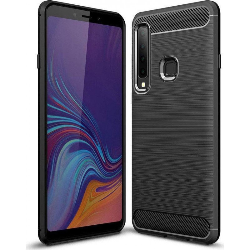 Oem Θήκη Σιλικόνης Carbon Για Samsung Galaxy A9 2018 / A9s  Μαύρο