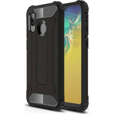 Θήκη Armor Back Cover Για Samsung Galaxy A20S  Μαύρο