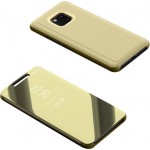 Θήκη Clear View Cover Για Huawei Mate 20 Pro  Χρυσό