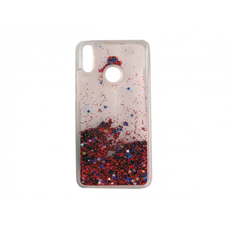 Oem Θήκη TPU Με Υγρό Glitter Για    Samsung Galaxy A20E  Κόκκινο