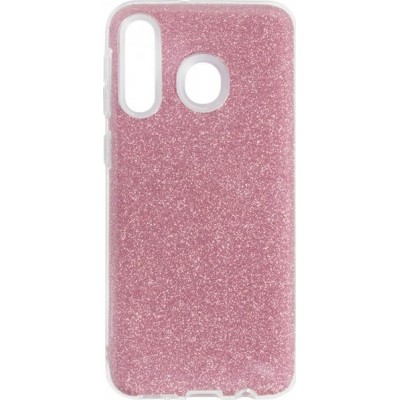 Oem Θήκη Shining Χρυσόσκονη Για Samsung Galaxy A20E Ροζ - Χρυσό