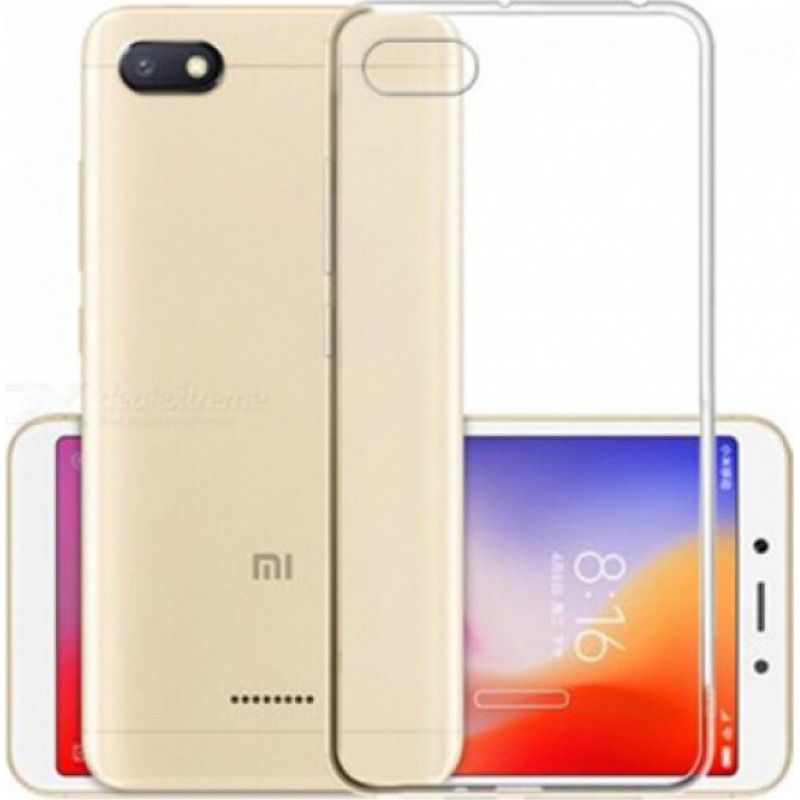 oem Θήκη Σιλικόνης Για Xiaomi Redmi 6A  Διάφανο