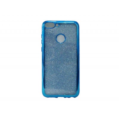  Oem Back Cover Σιλικόνης Με Σχέδιο  Με Glitter και περιμετρικά Strass Για Huawei Ascend P8 / P9 Lite 2017  Σχέδια