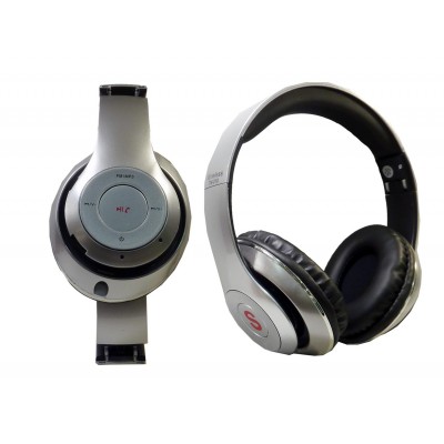 Oem Ακουστικά Κεφαλής Με Bluetooth Universal Ασημί (tm-010s)