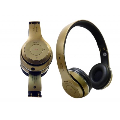 Oem Ακουστικά Κεφαλής Με Bluetooth Universal Χρυσό (tm-012s)