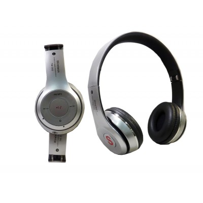 Oem Ακουστικά Κεφαλής Με Bluetooth Universal Ασημί (tm-012s)