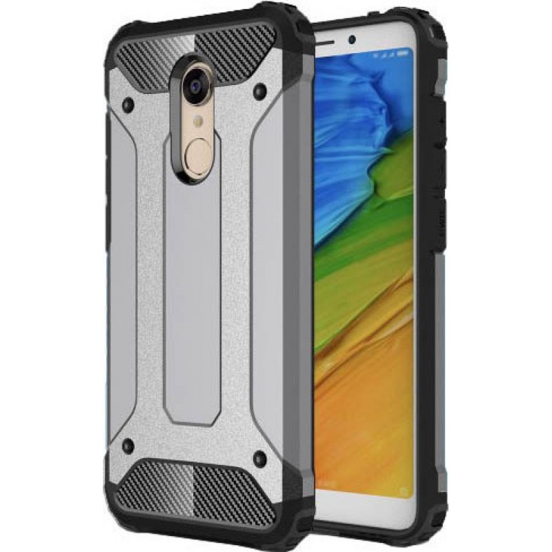Oem Θήκη Armor Back Cover Για Xiaomi Redmi 5  Γκρι