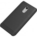 Oem Θήκη Σιλικόνης Carbon Για Xiaomi Redmi 5  Μαύρο