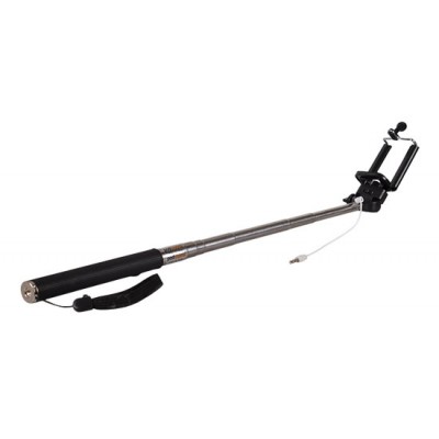 Oem Selfie Stick Με Καλώδιο Μαύρο