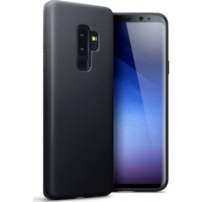 Oem Θήκη Σιλικόνης Matt Για Samsung Galaxy S9 Plus Μαύρη