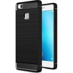 Oem Θήκη Σιλικόνης Carbon Για Huawei Ascend P9 Lite  Μαύρο