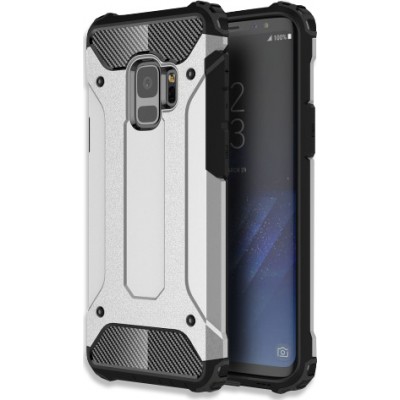 Oem Θήκη Armor Back Cover Για Samsung Galaxy S9  Ασημί