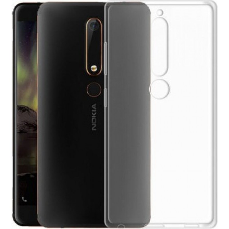 Oem Θήκη Σιλικόνης Matt 1,2 mm Για Nokia 6 2018  Διάφανο
