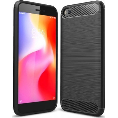 Oem Θήκη Σιλικόνης Carbon Για Xiaomi Redmi Go  Μαύρο