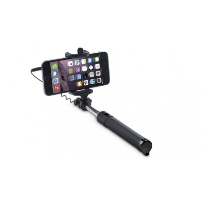 Oem Selfie Stick Με Καλώδιο Μαύρο