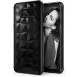 Forcell Air Prism 3D Pattern Θήκη Σιλικόνης Για Samsung Galaxy S8 Plus  Μαύρο