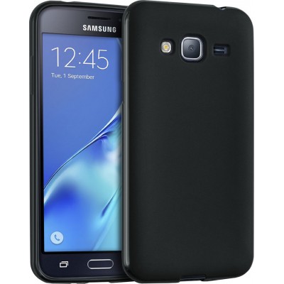 Oem Θήκη Σιλικόνης Matt 1,2 mm Για Samsung Galaxy J3 2016  Μαύρο
