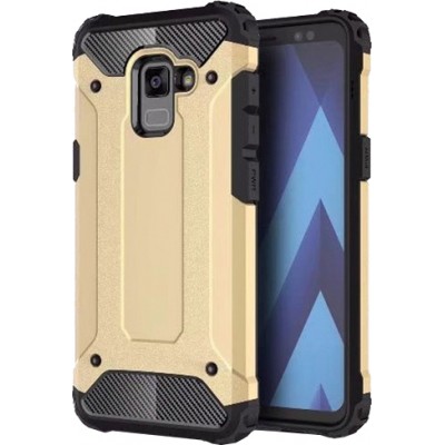 FORCELL Θήκη Armor Back Cover Για Samsung Galaxy A8 2018 / A5 2018  Χρυσό