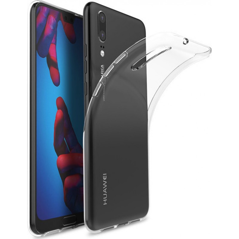 Θήκη Σιλικόνης Για Huawei P20  Διάφανο