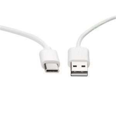 Oem Καλώδιο Φόρτισης + Μεταφοράς Δεδομένων Usb 2.0 Type-C USB 2 m Λευκό 