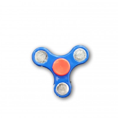 Oem  Fidget Spinner Anti Stress Αγχολυτικό Πλαστικό Παιχνίδι Ανακούφισης Στρες 1 minute Μπλέ 