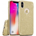 Oem Θήκη Shining Χρυσόσκονη Για     Apple iPhone X / XS Χρυσό